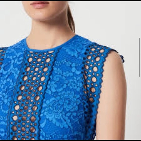 Sandro Handi Eyelet-Detail Lace Dress - Picture 3 of 4